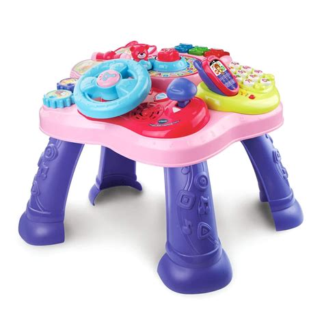 Exploring Shapes and Colors with the Vtech Magi Star Learning Table in Pink